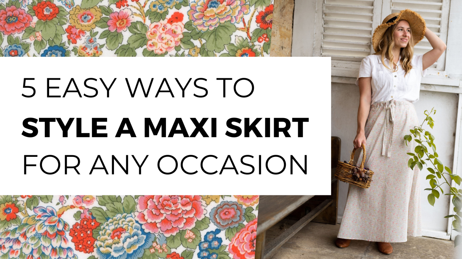 ways to style a maxi skirt