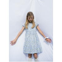 The Joy Dress Made with Liberty Fabric Poppy & Daisy 19B (Blue) 8Y
