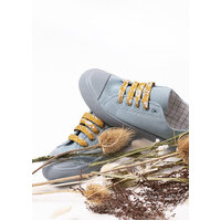 Shoelaces. Liberty print Capel G (Mustard) Small