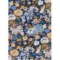Shoelaces. Liberty print Elysian Day Midnight Large