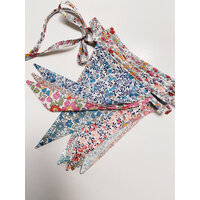 Liberty Bunting - Made with Liberty Fabric double sided Blue Shades