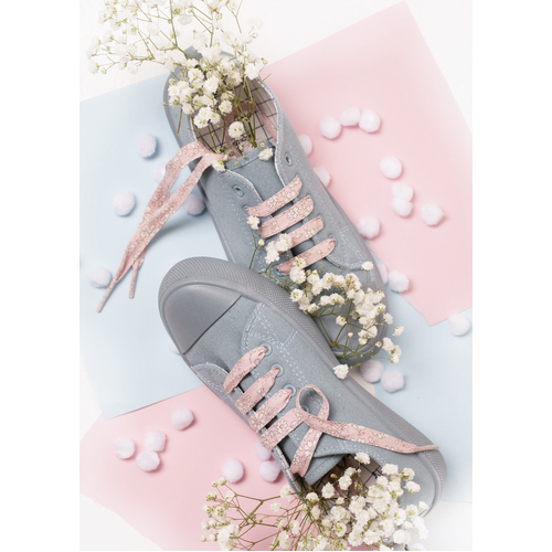 Shoelaces. Liberty print CAPEL S (Pink)
