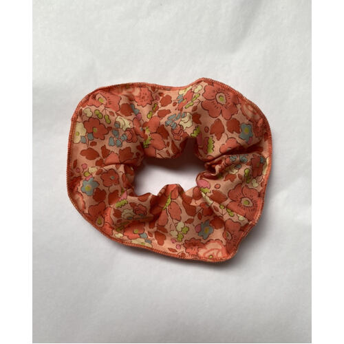 Scrunchie - Liberty print Betsy A (Tangerine) Hooligan's Shampoo Collection