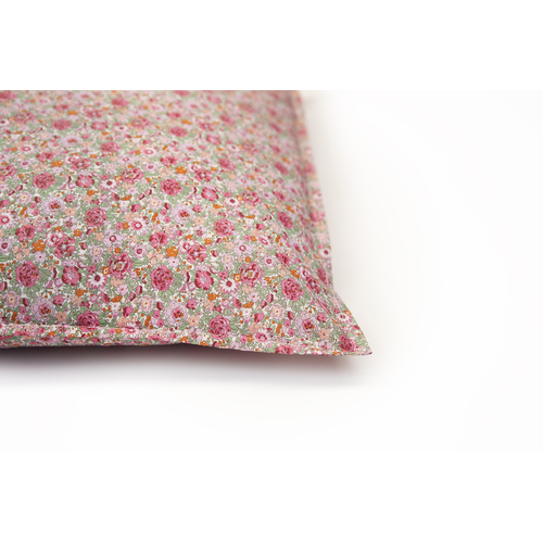 Luxe Pillowcase. Made with Liberty fabric Amelie F (Pink) Standard Size