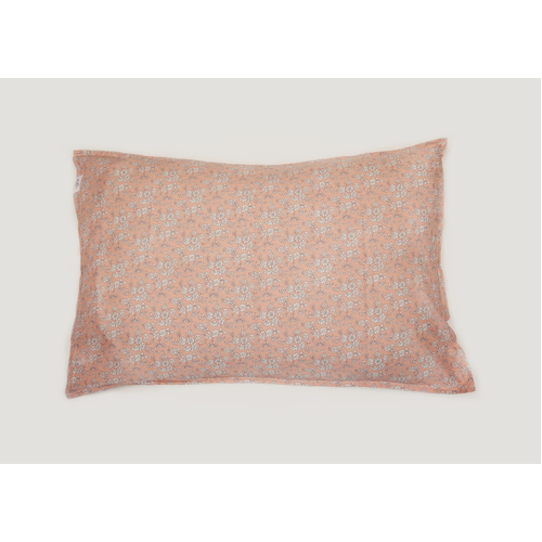 Luxe Pillowcase. Liberty print Capel Peach Standard Size
