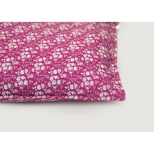 Luxe Pillowcase. Liberty print Capel Raspberry Standard Size  